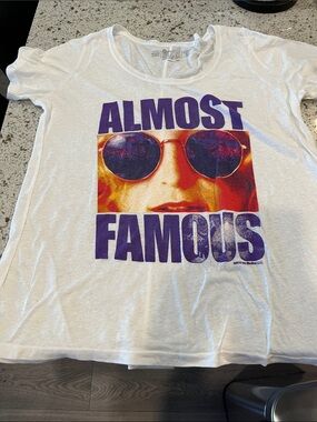 Almost Famous Graphic White Women's Tee